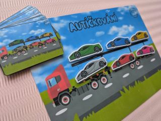 Autíčkování je skvělá hra pro všechny malé milovníky aut! 🚗 Děti přiřazují barevná autíčka podle předlohy, trénují barvy,...